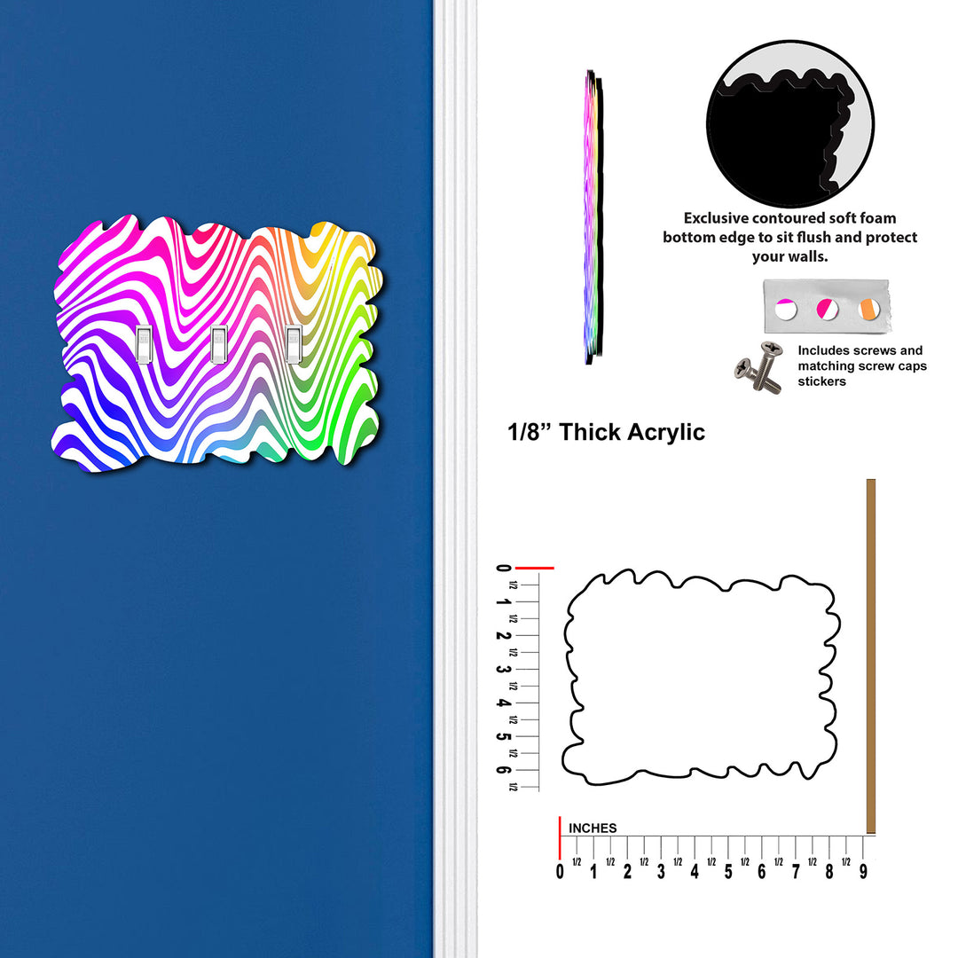 Fun Squigley Rainbow Lines