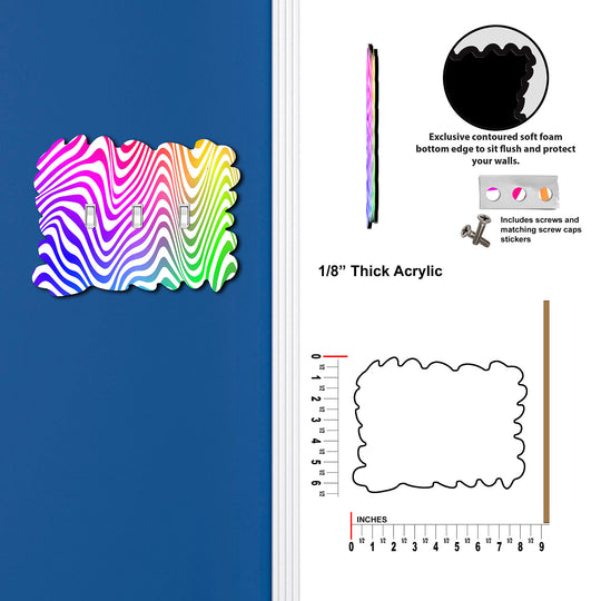Fun Squigley Rainbow Lines