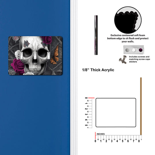 Skull Flowers Calavera