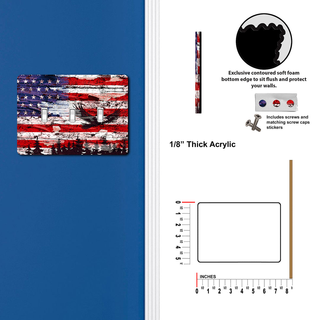 Americana Weathered Flag